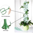 thumbnail image 3 of 3pcs Garden Trellis Climbing Plants, Leaf Shape Potted Plant Support, 3 of 8