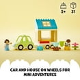 thumbnail image 3 of LEGO DUPLO Town Family House on Wheels Toy with Car 10986, 3 of 7
