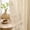 Beige, variant on Vintage Lace Curtains 63 Inch Length 2 Panels Sheer Taupe Floral Crochet Curtains with Scalloped Edges Rod Pocket for Bedroom Dining Room Light Coffee