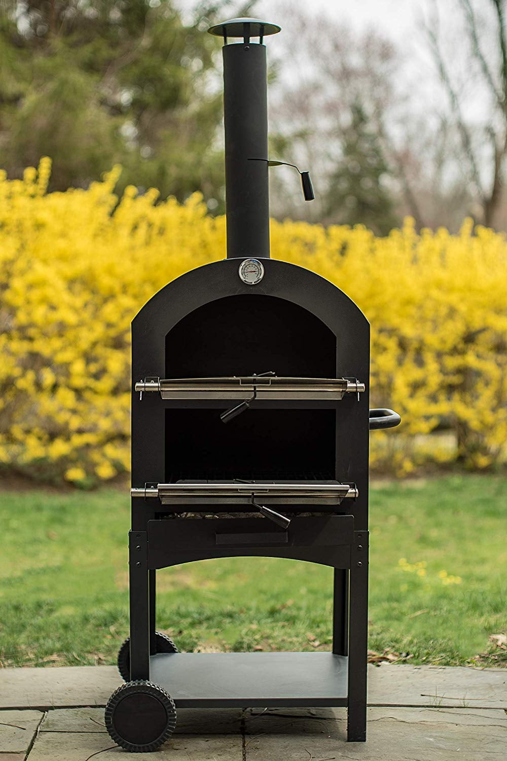 Gardman Kuk002b Monterey Pizza Oven With Stone Walmart Com Walmart Com