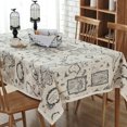 thumbnail image 3 of Nappe Imprimée Carte Créative Style Rural Dentelle Rectangulaire Nappe, 3 of 6