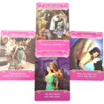 thumbnail image 2 of Baraja de cartas de oráculo, cartas de Tarot de Doreen Virtue fuera de impresión, borde dorado con manual de papel, 12x7cm, inglés, New Romance Angels4583, 2 of 4
