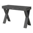 thumbnail image 2 of Convenience Concepts Newport One-Drawer Desk in Gray Wood Finish, 2 of 7