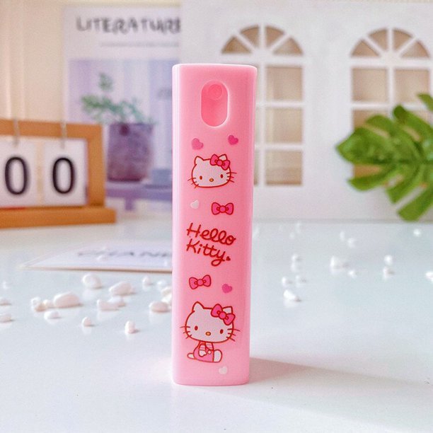 Mini botella de Spray de dibujos animados Kawaii Sanrioed My Melody Kuromi Hellokitty con cuerda, Alcohol, maquillaje, agua, Perfume, 10Ml, 10Ml
