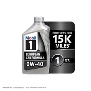 (2 pack) Mobil 1 FS European Car Formula Full Synthetic Motor Oil 0W-40, 1 Quart