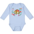 thumbnail image 3 of Inktastic Sloth Gifts for Girls Girls Long Sleeve Baby Bodysuit, 3 of 5