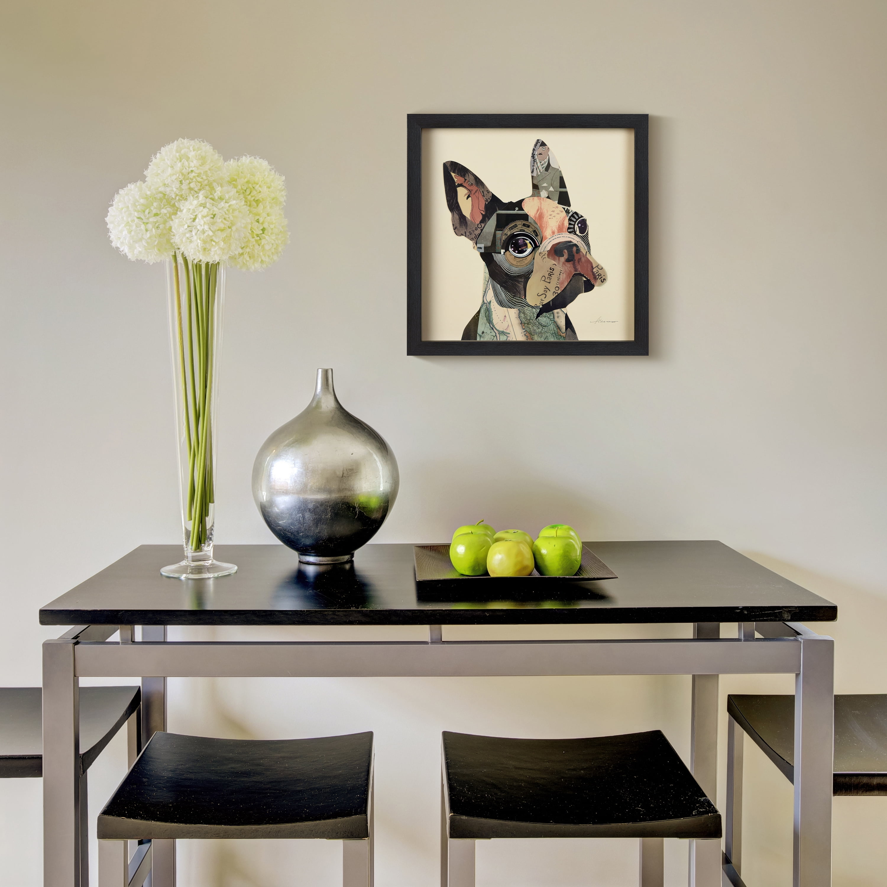 Empire Art Dog Animals & Insects Framed Mixed Media Art, by Alex Zeng