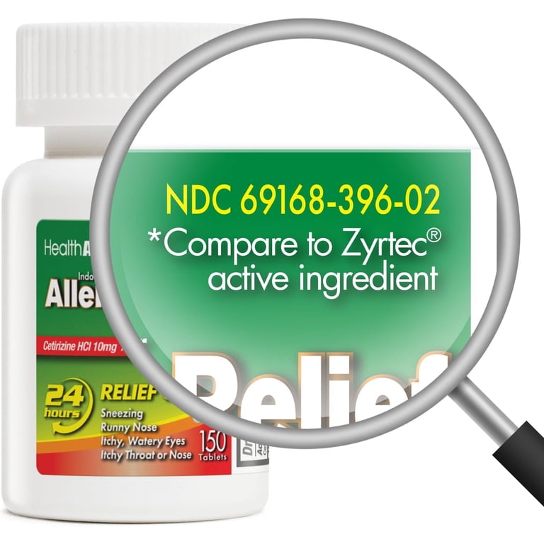 HealthA2Z® Allergy Relief | Cetirizine 10mg | All Day Allergy