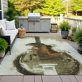 thumbnail image 4 of Dalyn Rugs Machine Washable Indoor/Outdoor Chantille ACN2091 Brown 2'6" x 3'10" Rug, 4 of 9