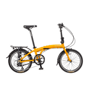 Wonder - SOLOROCK 20" 8 Speed Aluminum Folding Bike, Disc Brake - Orange