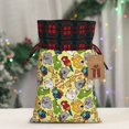 thumbnail image 5 of KLL Animals for Christmas Gift Bag,Christmas Burlap Goody Gift Bags with Plaid Drawstrings for Xmas Presents Holiday Party Favor Treats Candy-Black, 5 of 8