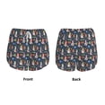 thumbnail image 5 of Lsque Garden Gnomes Printed Women's Running Shorts with Liner Pockets,Elastic Quick Dry Workout Athletic Gym Yoga Shorts,Womens High Waist Shorts-Small, 5 of 9