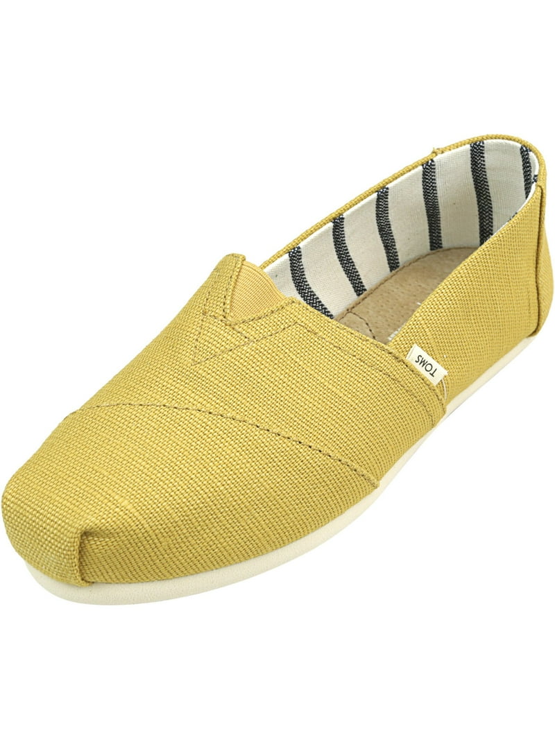 Women's Classic Heritage Canvas Bright Gold Ankle-High Slip-On Shoes - 7M - Walmart.com
