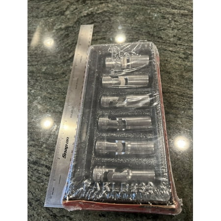 Snap On 206sfsum 6 pc 3/8 drive metric deep universal socket set 10,12-15,17mm