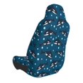thumbnail image 2 of Wukai Cute Shark Full Set Car Seat Covers with Soft Padding Universal Auto Front Seats Protector and Cushion Mat, 2 of 5