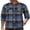 Green Blue & Black Plaid, variant on COOFANDY Mens Flannel Shirts Wrinkle Free Casual Stylish Shirt Lightweight Button Down Plaid Shirts Jacket