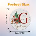 thumbnail image 3 of 2026 Christmas Home Party Decoration 26 Letters Round Acrylic Christmas Ornament Set Personalized Alphabet Round Pendant DIY Custom Christmas Tree Hanging Decorations Festive Round Pendant, 3 of 6