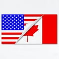thumbnail image 2 of CafePress - United States And Canada Flags Combined Body Suit - Baby Light Bodysuit, Size Newborn - 24 Months, 2 of 4