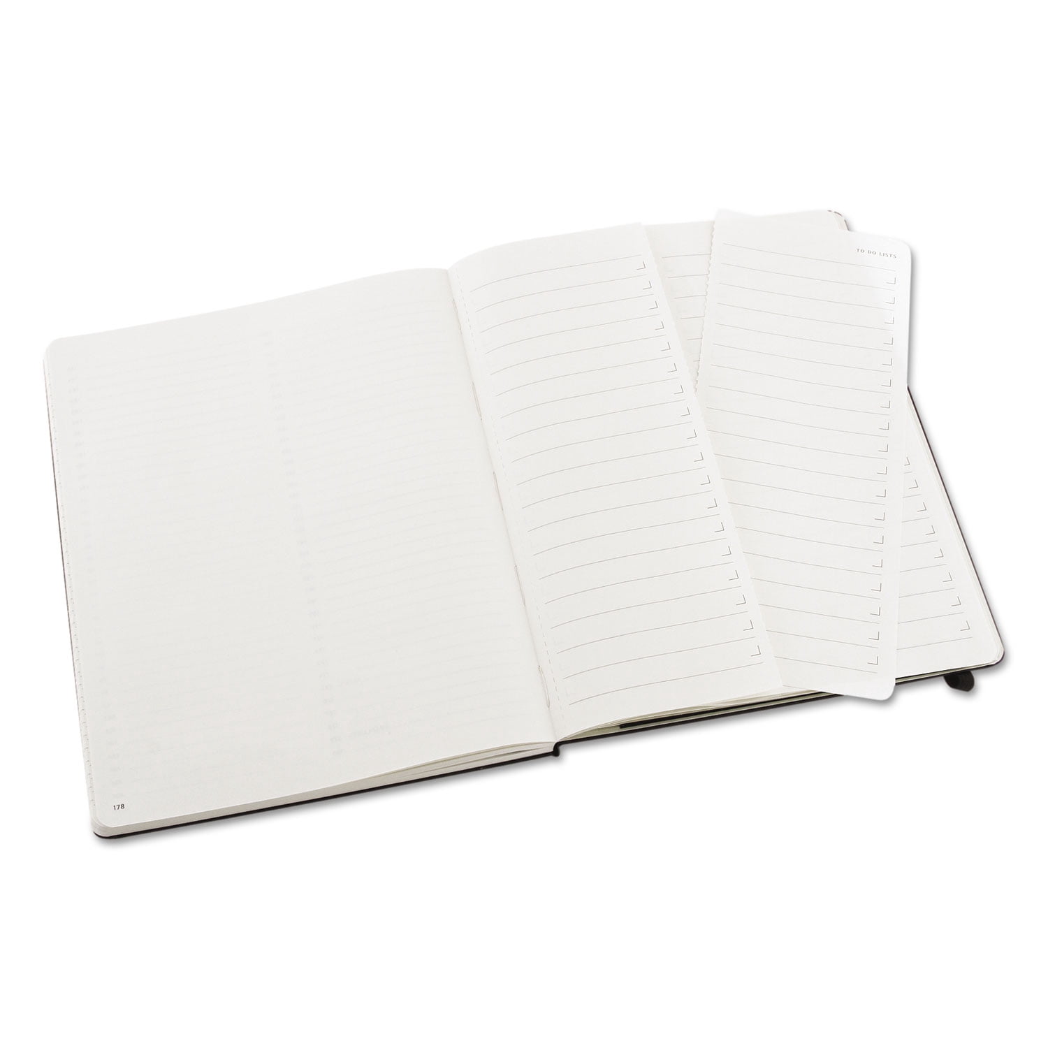 Moleskine Professional Notebook, Ruled, 9 3/4 x 7 1/2, Black Cover, 192 Sheets
