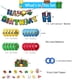 thumbnail image 2 of Nuevo tema de Mario, decoración de fiesta de cumpleaños, carta, bandera, pastel, tarjeta, globo, conjunto, suministros de diseño JM, 2 of 5