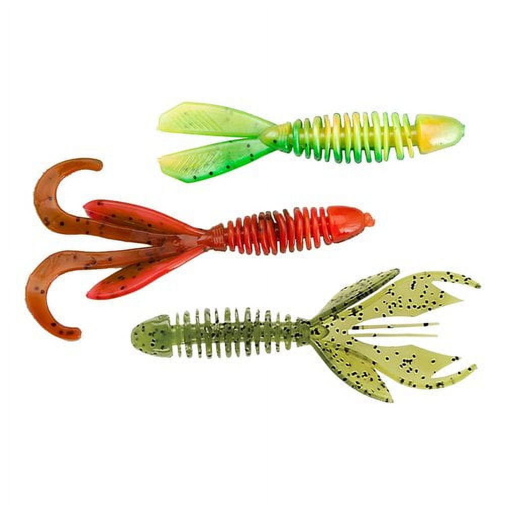 Soft Plastic Fishing Lures For Sale On Amazon Facikono Bass Jig Head Soft  Swimbait 6-Pack,