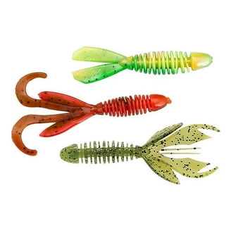 bulk soft plastic fishing lures KJEIM Paddle Tail Swimbaits, 50 PCS Ribbed 3 Inchs for Bass Trout Crappie Walleye Saltwater/Freshwater Fishing (Green) : Sports & Outdoors weighted or weightless Wholesale Bulk 60mm 17g Soft