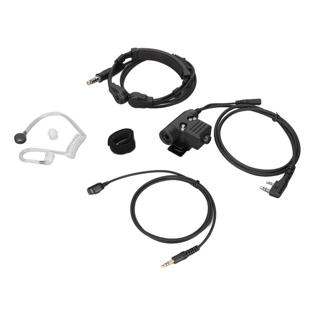 Oubit PTT,U94 PTT with Finger PT Tand Throat Control Headset PTT Headset System Built for Precision