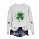 thumbnail image 5 of RKSTN Women's St Patrick's Day Sweatshirt Plus Size Crewneck Irish Gift St Patricks Luckys Shamrocks Graphic Print Hoodless Sweatshirts Top Womens Casual Round Neck Loose Fits Long Sleeve T Shirts, 5 of 5