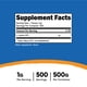 thumbnail image 2 of Suplemento Nutricost L-lisina en polvo, 500 g, puro, sin OGM, sin gluten, 2 of 5