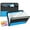 Blue, variant on Expanding File Folder 13 Pockets with Zipper Closure, TRANBO Letter/A4 Size Plastic Portable Document Organizer (Black)