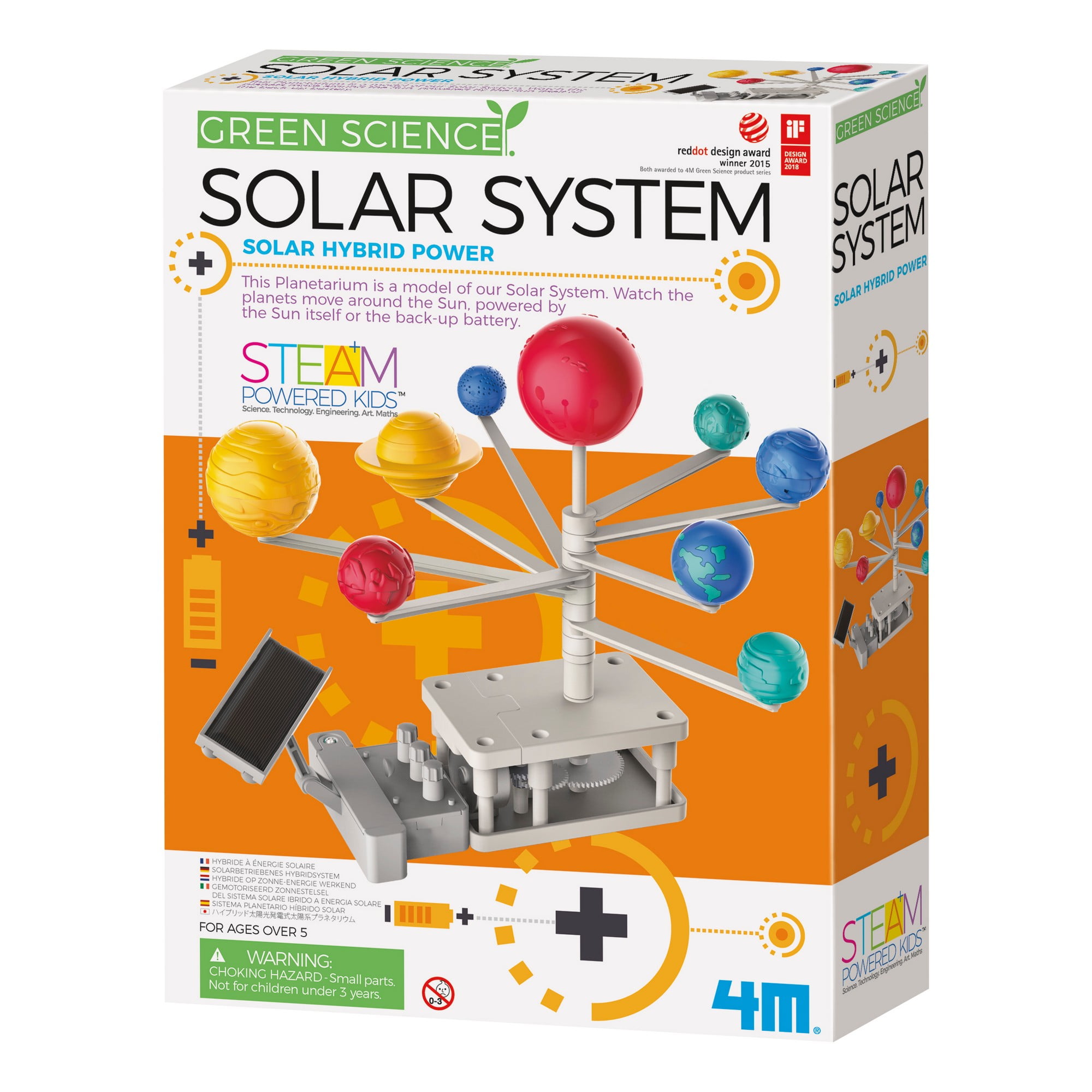 Green Science Solar Rover Kit DIY Solar Power Eco-Engineering STEM Toys for kids 
