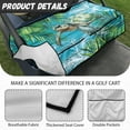 thumbnail image 5 of SEANATIVE Sea Turtle Golf Cart Seat Cover with 4 Front Pockets Universal Golf Cart Seat Cushion Protection Travel Sports Golf Cart Accessories Decor, 5 of 7