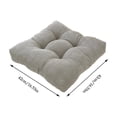 thumbnail image 3 of Square Seat Cushions for Seat Dining Chair, Chair Cushions Square No Ties, Desk Chair Cushion for Long Sitting Cute Comfortable Fleece Seat Cushion Thick Dorm Room Essentials, 3 of 6