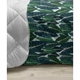 thumbnail image 3 of Forest Down Alternative Comforter, Palm Leaves Jungle Paradise Plants Nature Rainforest Botanical Branches, Microfiber Quilt for All Season, 5 Sizes, Coconut and Multicolor, by Ambesonne, 3 of 3