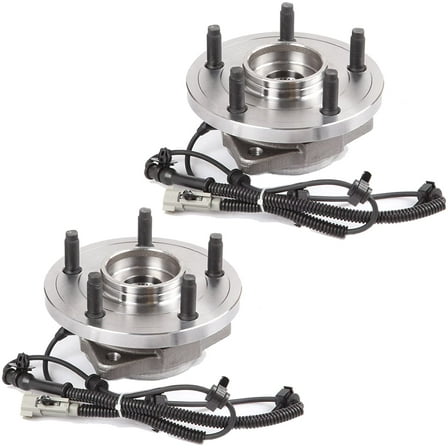 CCIYU 513234 Wheel Hub and Bearing Assembly Front Wheel Hubs 5 Lugs with ABS (2) Fits select: 2005-2007 JEEP GRAND CHEROKEE LAREDO/COLUMBIA/FREEDOM, 2008-2010 JEEP GRAND CHEROKEE LAREDO