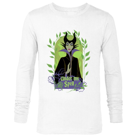 Disney Villains Sleeping Beauty Maleficent Under My Spell - Long Sleeve T-Shirt for Men - Customized-White