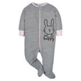 thumbnail image 4 of Gerber Baby Girl Sleep 'n Play Footed Pajamas, 4-Pack, 4 of 9