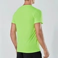 thumbnail image 5 of TKYCMSUAKI Mens Short Sleeve Shirts Quick Dry Sport T Shirt Trendy Stretch Crew Neck T-Shirt Loose Fit Solid Color Tops Summer 2026, 5 of 8