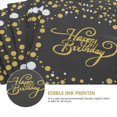 thumbnail image 2 of 100Pcs Creative Dot Printed Pattern Napkins for Birthday Party (Black), 2 of 4