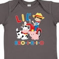 thumbnail image 4 of Inktastic Farmer Tractor Eieio Little Bro Boys Baby Bodysuit, 4 of 5
