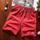 thumbnail image 3 of Pantalones cortos para hombre, holgados, para correr, holgados, para la playa, de algodón, informales, talla XL, novedad de 2024, finos, para verano, 3 of 5
