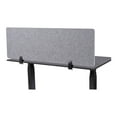 thumbnail image 7 of Stand Up Desk Store ReFocus Raw Clamp-On Acoustic Desk Divider Mounted Privacy Panel to Reduce Noise and Visual Distractions (Castle Gray, 47.25"  x 16" ), 7 of 7