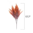 thumbnail image 7 of ZOELNIC 8 Bundles  Artificial Fall Boston Fern Fake Outdoor UV Resistant No Fade Faux Plastic Plants for Home Garden Window Box Thanksgiving Decor, 7 of 7