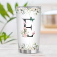 thumbnail image 2 of Personalized Initial E Tumbler: 20oz Monogrammed Coffee Mug – Unique Gift for Women on Birthday Mother's Day – Religious Christian Gift Personalized for Her, 2 of 6