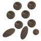 thumbnail image 5 of Incrustaciones de Botones de Llave Sunnimix para saxofón Alto Tenor Soprano marrón 9 piezas, 5 of 8