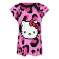 thumbnail image 5 of Hello Kitty Womens Summer Tops Ruffle Short Sleeve Tunic Tops V Neck Loose Fit Flowy T-Shirts, 5 of 7
