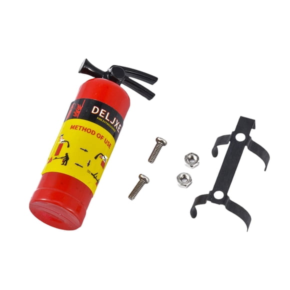 Extintor para Carro RC Miniatura de Metal Realista Prop de Decoración Compacto para Vehículo Teledirigido Simulado Adecuado para Coleccionismo y