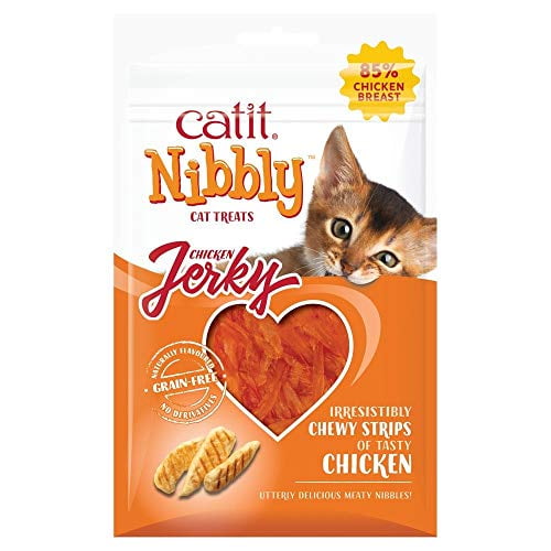 Catit Nibbly Jerky Chicken Recipe - (1 oz), 30 G 1 Count