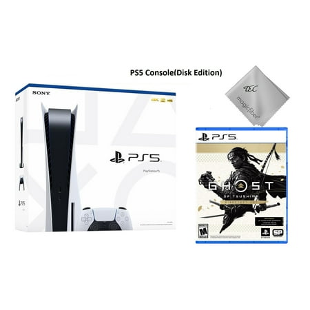 Sony PlayStation_PS5 Gaming Console(Disc Version) with Ghost of Tsushima Director's Cut Game Bundle