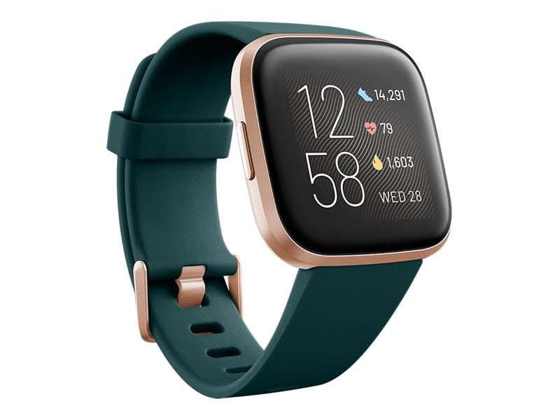 Fitbit Versa 2 - Copper rose - smart watch with band - silicone 